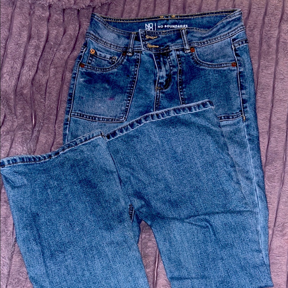 No Boundaries Women's High Rise Denim Jeans